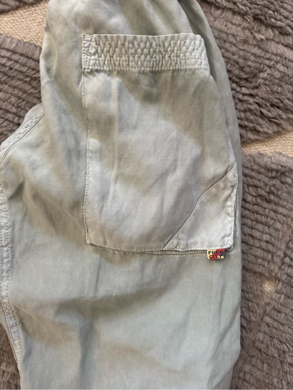 FLAP/SNAP FREECITY MATTE/SATIN AIRJUMP pant - silver rock - - Picture 8 of 10